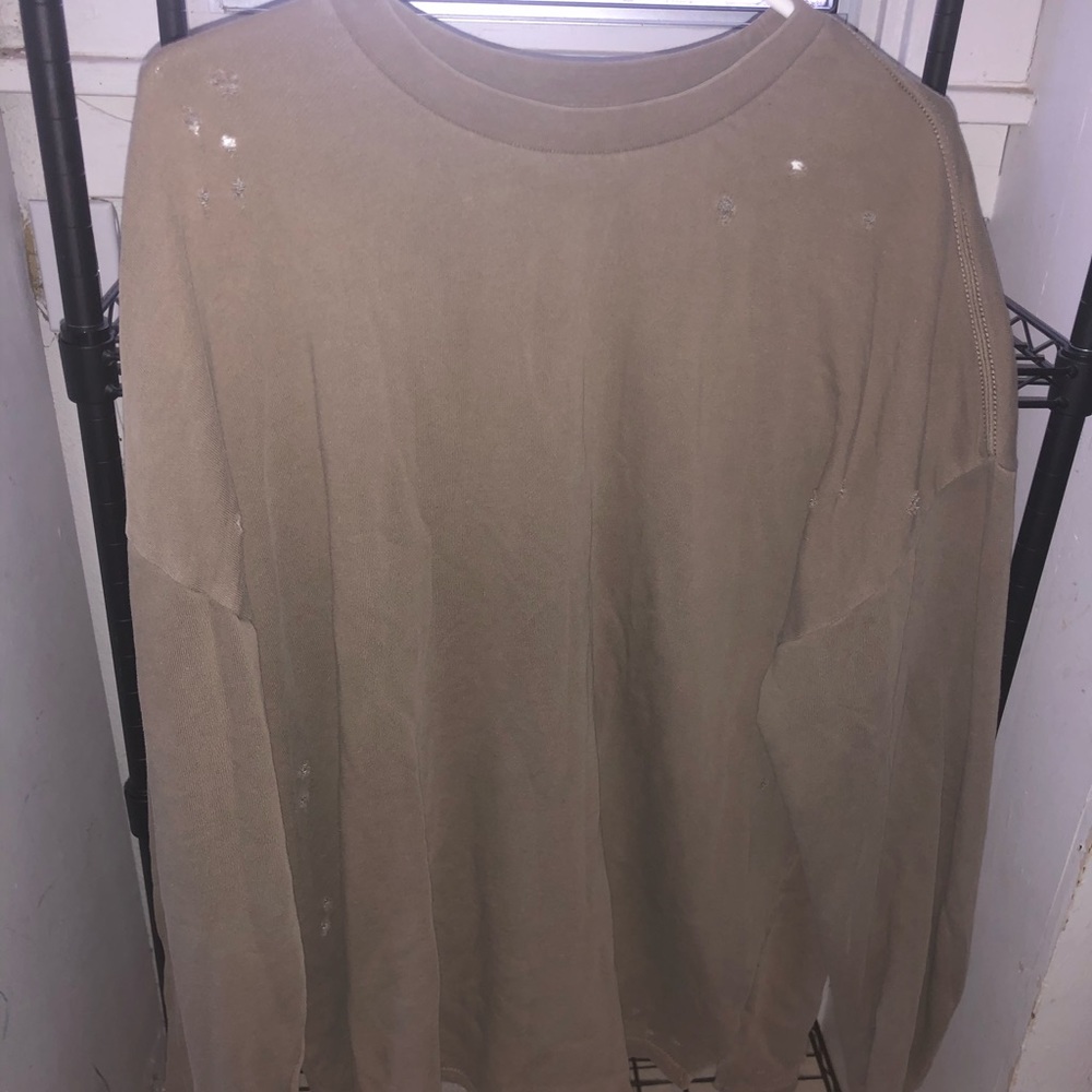 Beige Pacsun long sleeve shirt